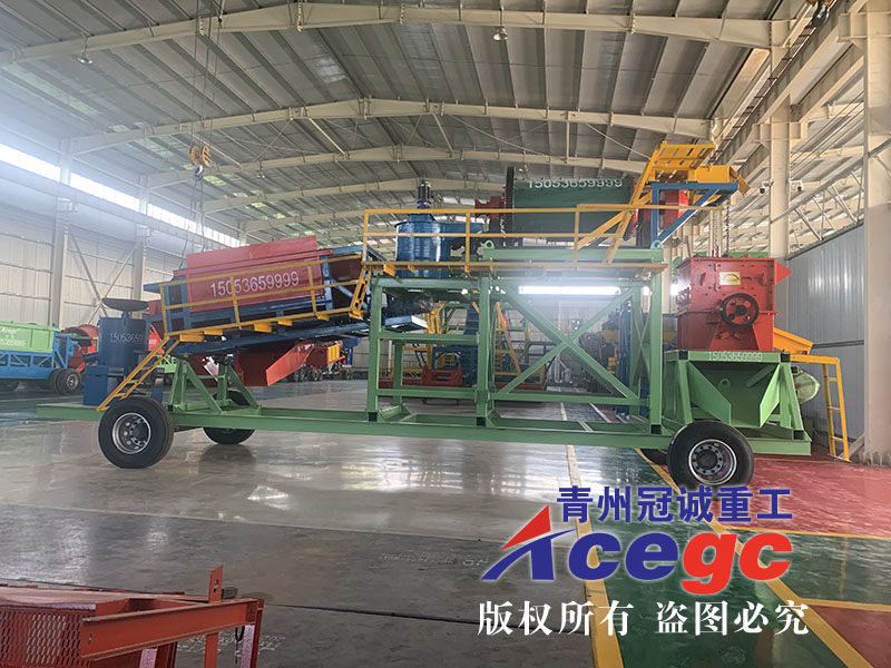 移动球磨制砂选矿设备