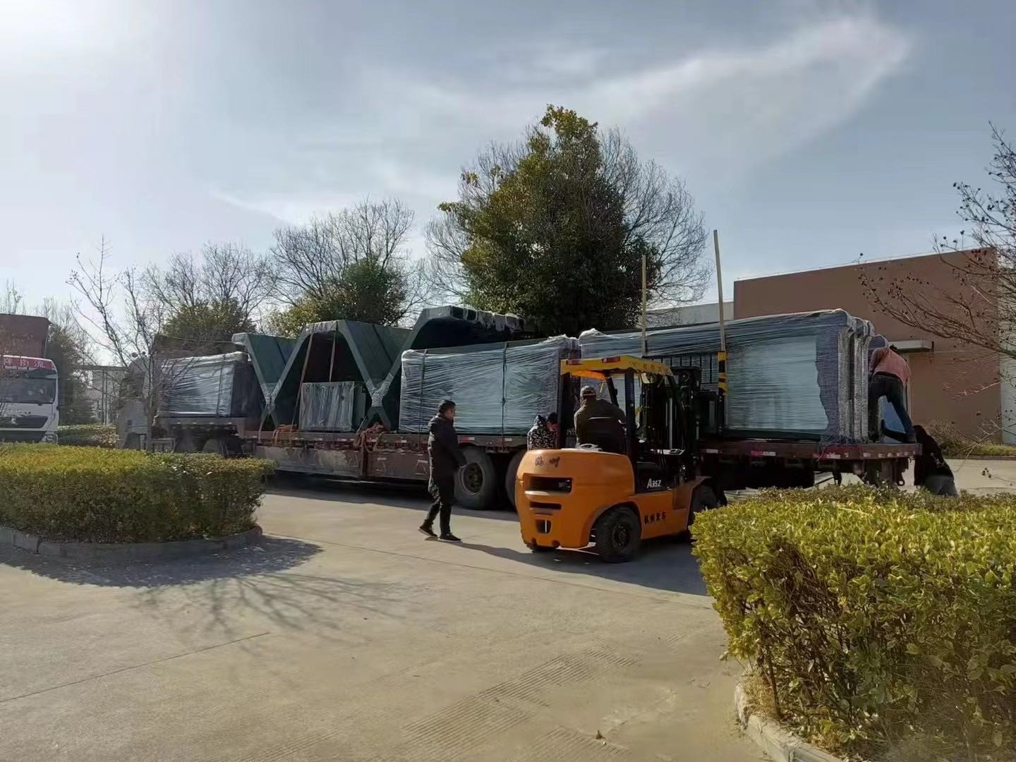 浙江快速公交brt公交站台候车亭发货