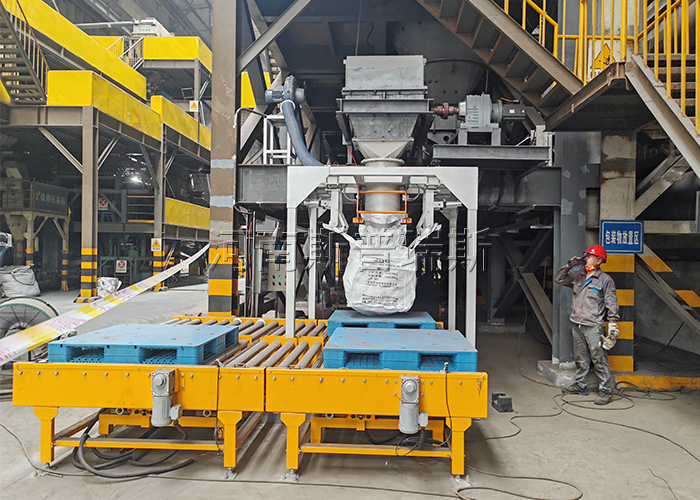 陕西渭南吨包机安装现场